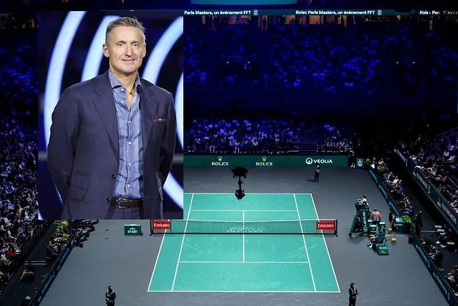 ATP 안드레아 가우덴지 회장이(사진 왼쪽 위) 마스터스 1000대회에서, 톱 선수의 부담을 줄여주기 위해 '1~2라운드 면제'를 검토하고 있다고 밝혔다.