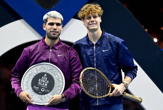 알카라스(왼쪽)와 신네르. 사진=연합뉴스