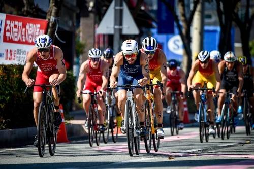 지난해 열린 통영 월드 트라이애슬론컵 대회 [통영시 제공]