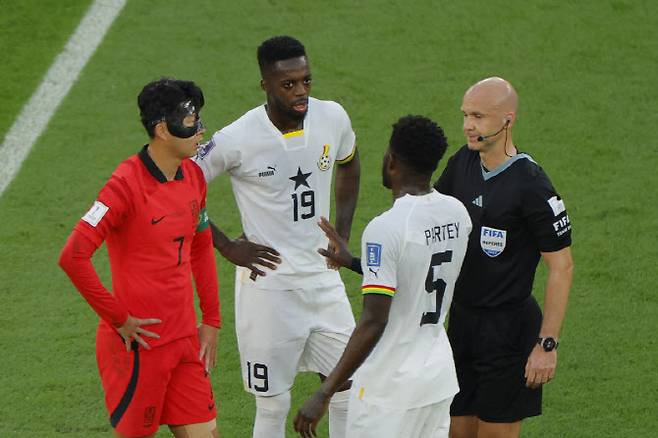 2022 카타르 월드컵 가나전 당시 손흥민. 사진=AFPBB NEWS