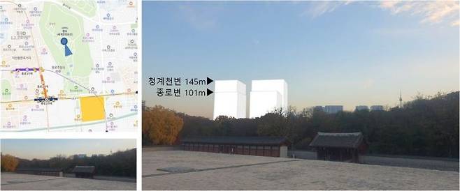 서울시 고시 내용을 토대로 제작한 가상도 모습