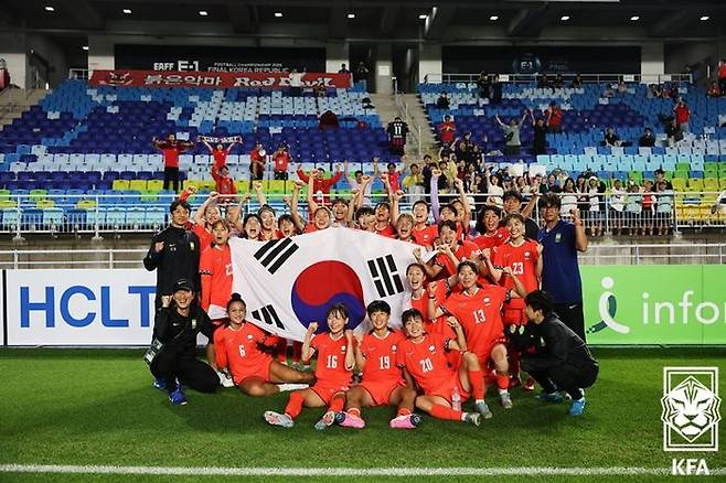 여자축구대표팀. ⓒ KFA