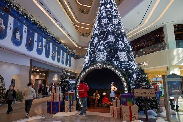 경기 수원의 스타필드 수원 그랜드 아트리움 공간에 마련된 마비노기 모바일 팝업 스토어. 넥슨 제공