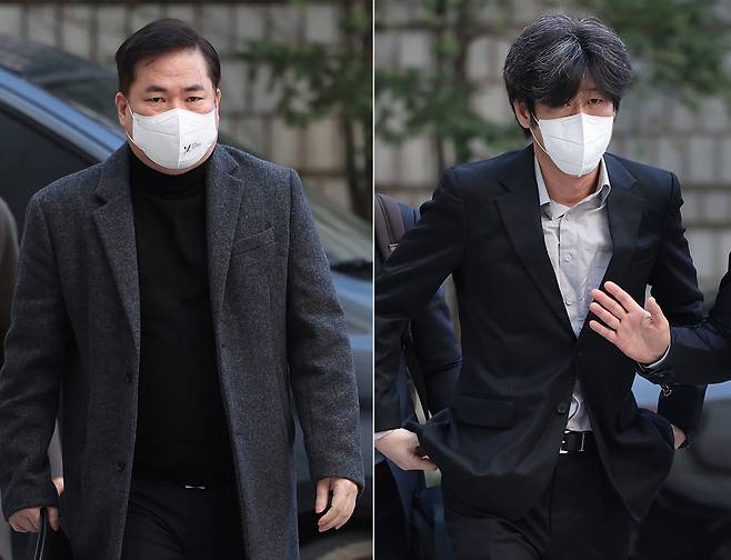 유동규 전 성남도시개발공사 본부장(왼쪽)과 남욱 변호사 /사진=-연합뉴스
