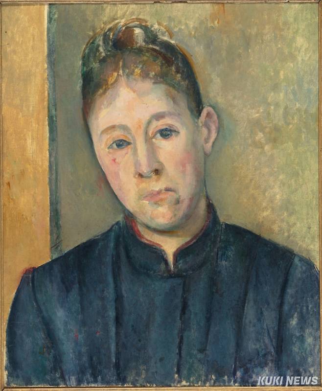 폴 세잔, 세잔 부인의 초상, 1885~86, 캔버스에 유화, 오르세 미술관&nbsp;