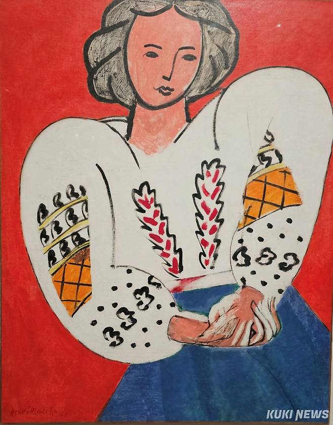 앙리 마티스, 루마니아 블라우스, 1940, 캔버스에 유채, 파리 퐁피두 센터