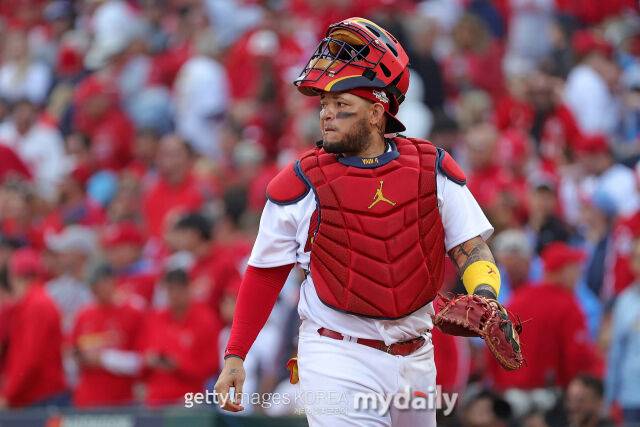 세인트루이스 카디널스 현역 시절의 야디에르 몰리나./게티이미지코리아