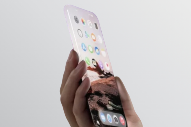 베젤(테두리)를 완전히 없앤 아이폰 [사진 SNS]