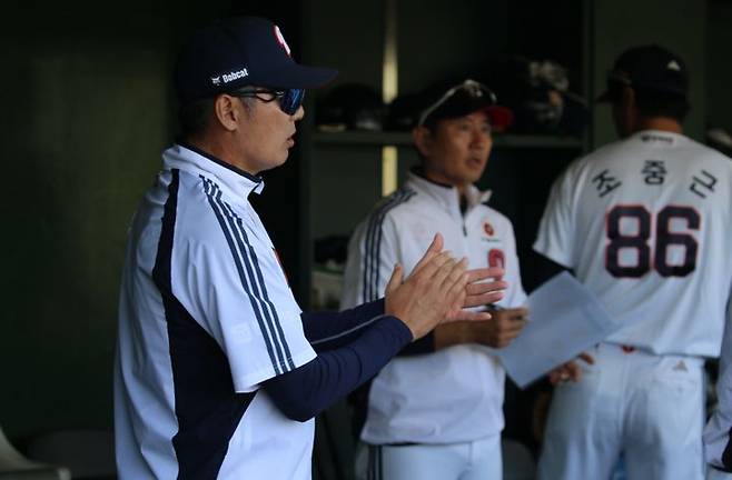 [서울=뉴시스] 프로야구 두산 베어스의 김원형 감독. (사진 = 두산 베어스 제공) *재판매 및 DB 금지