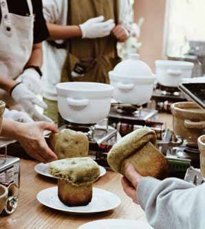 빵솥을 활용한 베이킹 수업.