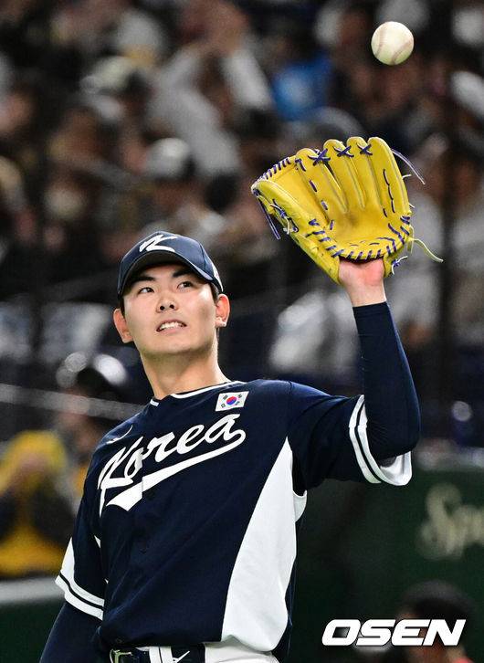 [OSEN=조은정 기자] 야구 대표팀 성영탁. 2025.11.15 /cej@osen.co.kr