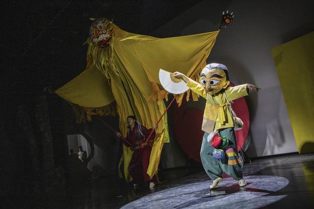 ▲ 극단 꼭두광대 공연 사진. /청주시문화산업진흥재단 제공