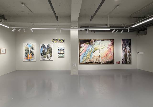 제1회 해석 미술 장학생 선발전 전시 전경, 해석장학재단 제공