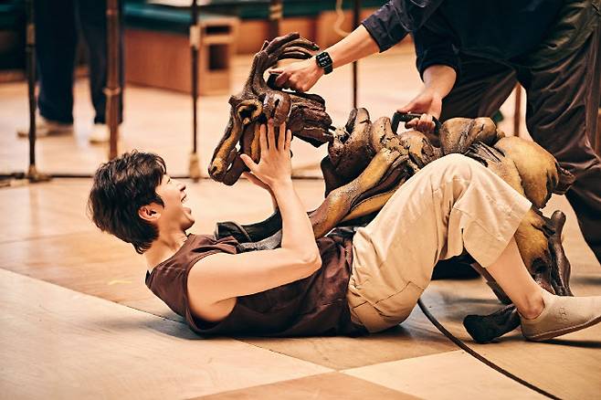 ‘라이프 오브 파이’ 퍼펫 연습 현장.ⓒ에스앤코