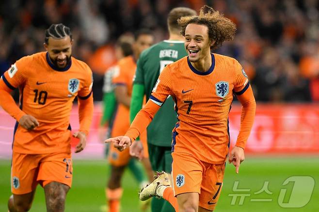 네덜란드가 2026 북중미 월드컵 본선 진출을 확정했다. ⓒ AFP=뉴스1