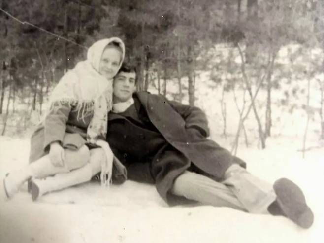 젊은 시절의 나탈리야 호뎀추크 부부 /우크라이나 국가통제구역관리청