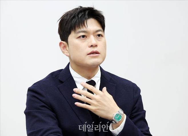 김용태 국민의힘 의원이 지난 17일 오후 의원회관에서 데일리안과 인터뷰를 하고 있다. ⓒ 데일리안 홍금표 기자