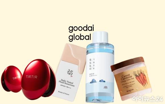 구다이글로벌과 운영 중인 제품 이미지. [사진=박은경 기자]