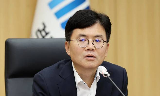 신대경 전주지검장이 간담회에서 발언하고 있다. 연합뉴스