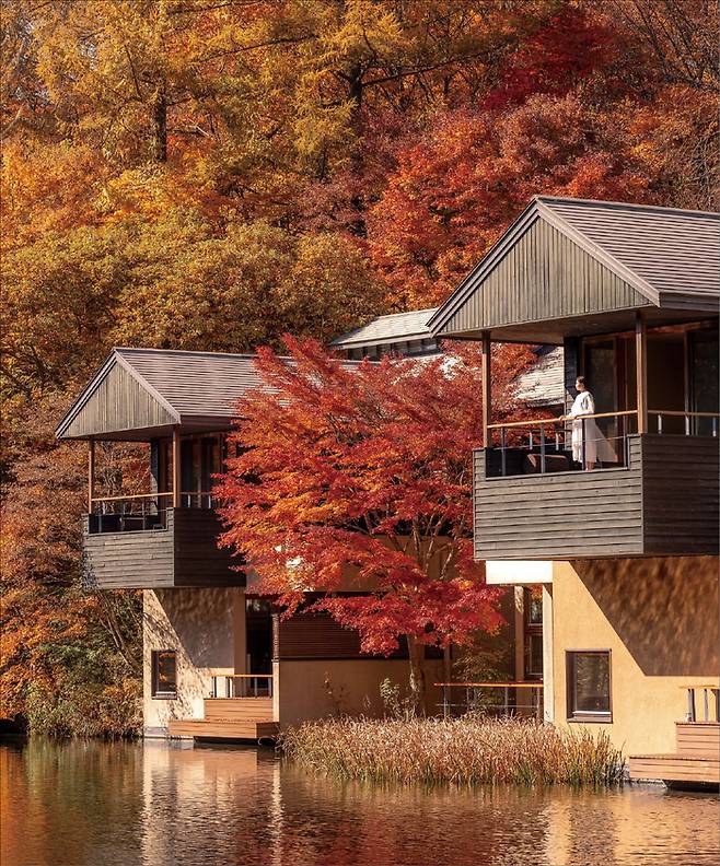 호시노리조트 산하 럭셔리 브랜드 ‘호시노야’의 가루이자와 호텔. (호시노리조트 제공)