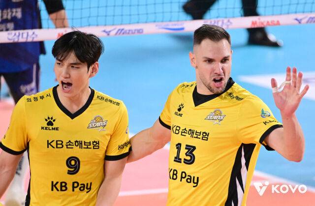 KB손해보험 임성진과 비예나./KOVO