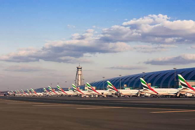 세계 주요 허브공항으로 자리한 두바이국제공항 전경. 사진제공|VisitDubai