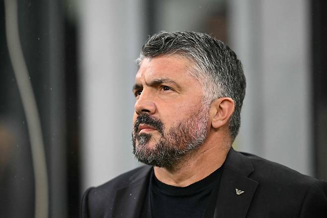 2026 북중미 월드컵 유럽예선에서 플레이오프로 밀려난 것에 실망한 젠나로 가투소 이탈리아 감독 | AFP연합뉴스