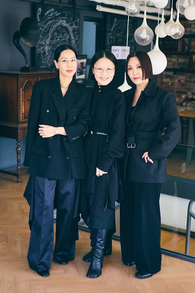 '저스트 메이크업' 톱3 (왼쪽부터)손테일, 파리금손, 오 돌체비타 [쿠팡플레이 제공. 재판매 및 DB금지]