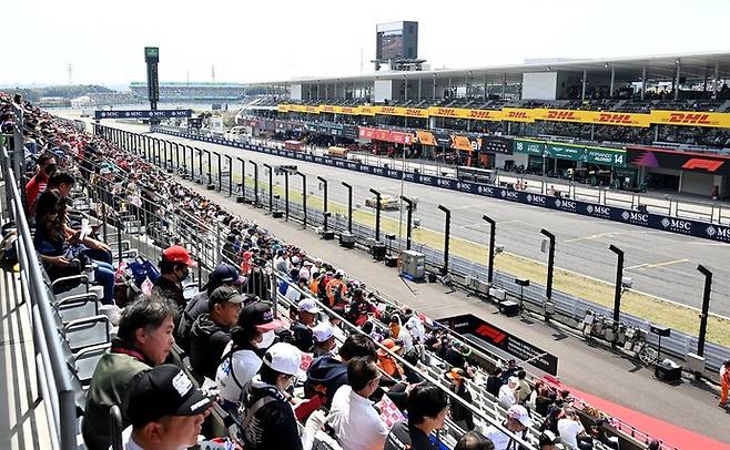 F1 스즈카 그랑프리가 열리고 있는 일본 스즈카 서킷. 사진=인천시