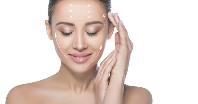 광대 아래를 마사지하면 정체된 림프가 풀려 붓기와 노폐물이 배출된다. 사진=클립아트코리아