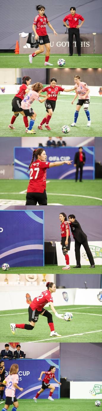 SBS ‘골때리는 그녀들’(골때녀) 197회 GIFA(지파)컵 결승전에서 ‘FC국대패밀리’와 ‘FC월드클라쓰’가 우승컵을 놓고 격돌한다. 3년 5개월 만의 리턴매치로, ‘국대패밀리’는 과거 2전 전승의 우위를 이어가려 하고, ‘월드클라쓰’는 5관왕에 도전한다. 부상 위기를 극복한 ‘국대패밀리’는 박하얀을 중심으로, 방출 위기를 딛고 일어선 ‘월드클라쓰’는 신예 제이를 앞세워 에이스 대결을 펼친다. 백지훈 감독의 '치타 방목 전술'과 추성훈의 응원이 더해진 가운데, 치열한 승부 끝에 최종 우승팀이 가려질 예정이다.
