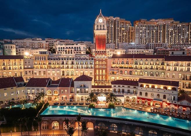 힐튼 프리미엄 리조트 라페스타 푸꾸옥 전경.