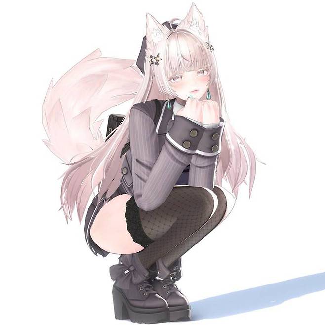 탄탄한 볼륨감을 느낄 수 있는 허벅지