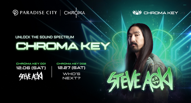 12월 6일 공연의 주인공인 스티브 아오키.