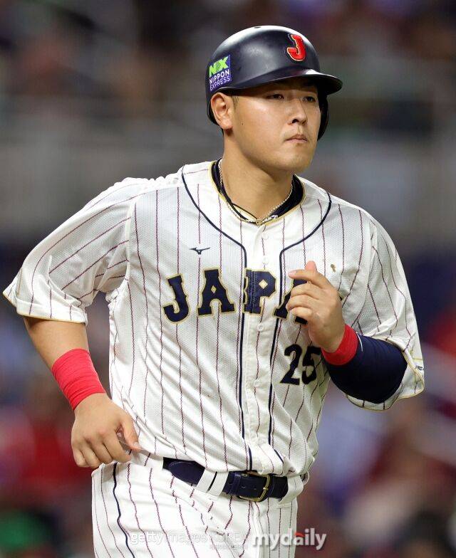 일본 국가대표 시절의 오카모토 카즈마./게티이미지코리아