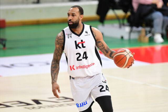 수원 KT 데릭 윌리엄스./KBL