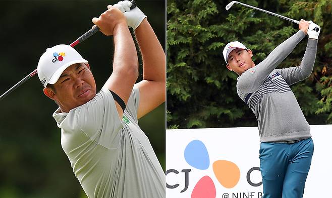 안병훈(왼쪽부터), 김시우