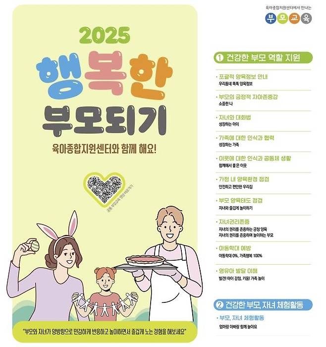 행복한 부모되기 [육아종합지원센터 홈페이지 캡처]