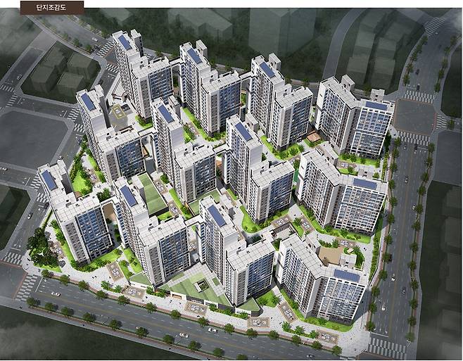 수원당수 A-5블록 조감도.