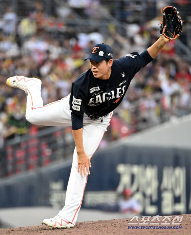 6일 광주 KIA챔피언스필드에서 열린 한화와 KIA의 경기, 한화 이태양이 역투하고 있다. 광주=허상욱 기자wook@sportschosun.com/2025.06.06/