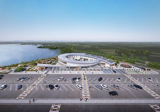 새만금전주김제(새만금)휴게소 신축공사 조감도. 2025.11.20 국토교통부 제공