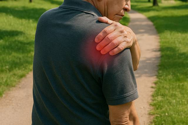 오십견은 초기 통증 단계에서 적극적으로 재활 치료를 시작할수록 예후가 더 좋다. 고대안산병원 제공
