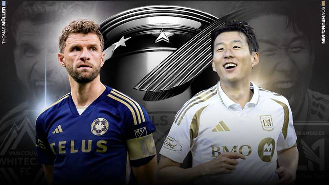 토마스 뮐러와 손흥민. 사진=MLS 홈페이지