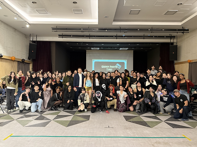 SISA members pose for a photo after their Halloween party on Oct. 30. (SISA)