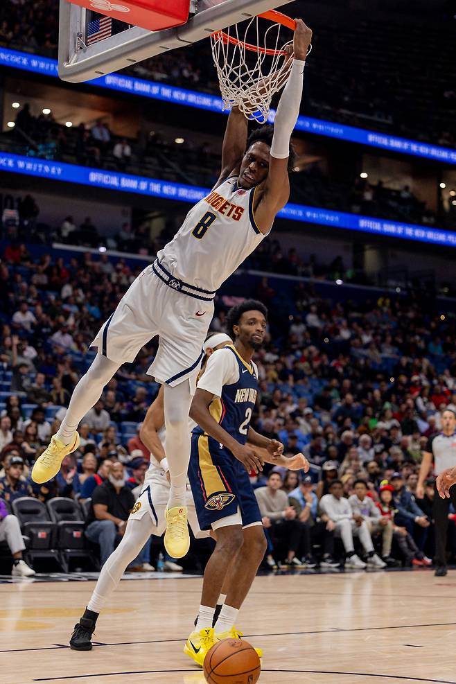 덩크하는 페이튼 왓슨.    뉴올리언스 | Imagn Images연합뉴스