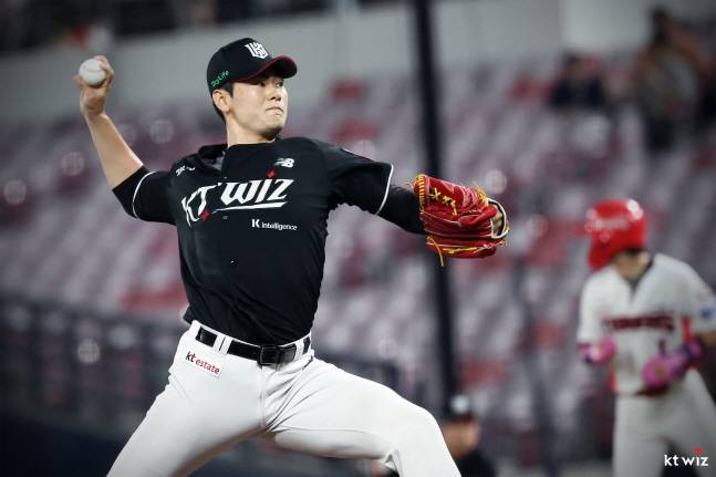 KT에서 활약하던 최용준. /사진=KT 위즈 제공