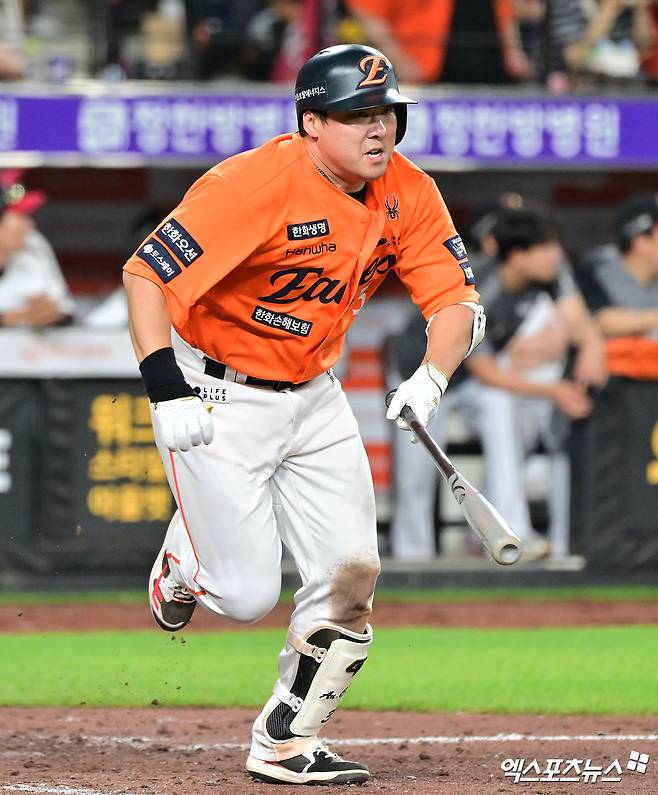 한화 이글스 내야수 안치홍이 11월 19일 열린 2026 KBO 2차 드래프트를 통해 키움 히어로즈로 이적했다. 사진 엑스포츠뉴스 DB