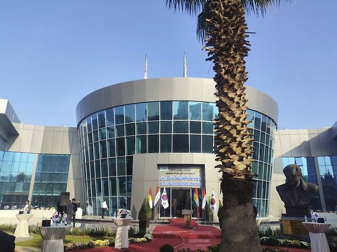 코이카, 이라크 자이툰 도서관 재단장 완료 이라크 아르빌주 아르빌시 사미 압둘라흐만 공원 안에 위치한 자이툰 도서관 전경. [코이카 제공. 재판매 및 DB 금지]