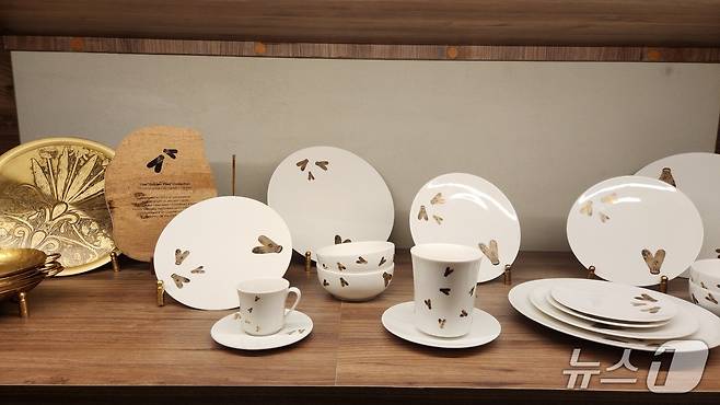 이집트 대박물관(GEM)  기념품점에 진열 중인 '뮤지엄'(MUSEEUM)의 상품들 ⓒ 뉴스1 김정한 기자