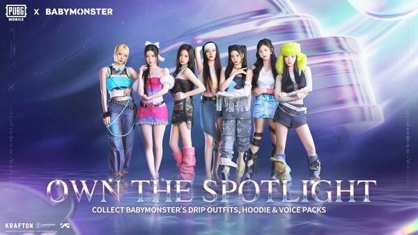 크래프톤 배틀그라운드 모바일이 글로벌 K-팝 그룹 베이비몬스터와 두 번째 컬래버레이션을 진행한다.(배틀그라운드 모바일, 베이비몬스터와 두 번째 컬래버레이션 진행). /사진=크래프톤